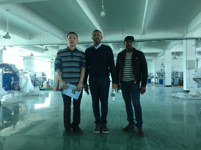 The Agent from Sri Lanka visits Our Factory