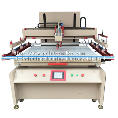 Large Size Flat Bed Silk Screen Printing Machine with PLC control and Servo Motor