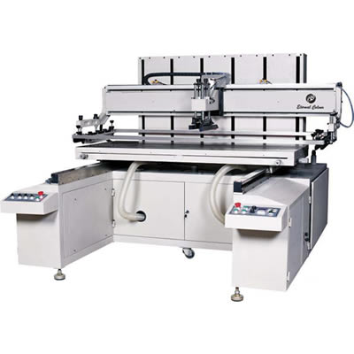 Large Size Flatbed Screen Printing Machine with Sliding Working Table