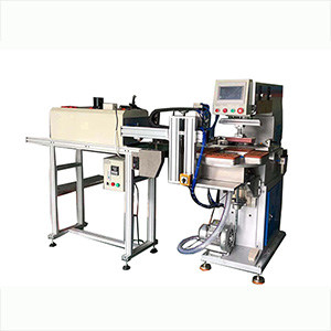 Single Color Automatic Pad Printing Machine on Plastic Cover 