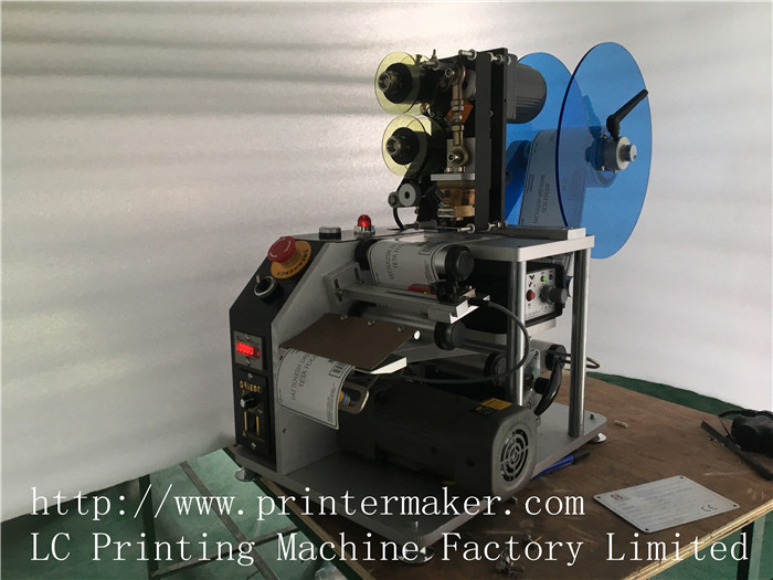 Automatic Label Dispenser with Coding Machine