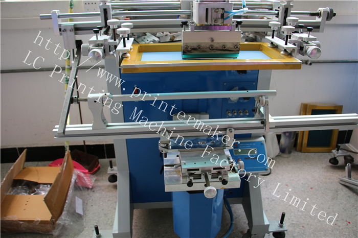 Pneumatic Cylindrical Screen Printer For Long Tube