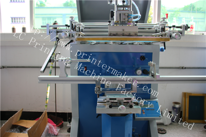 Pneumatic Cylindrical Screen Printer For Long Tube