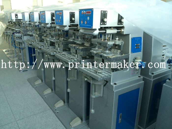 Single Color Pad Printing Machine with Two Heads