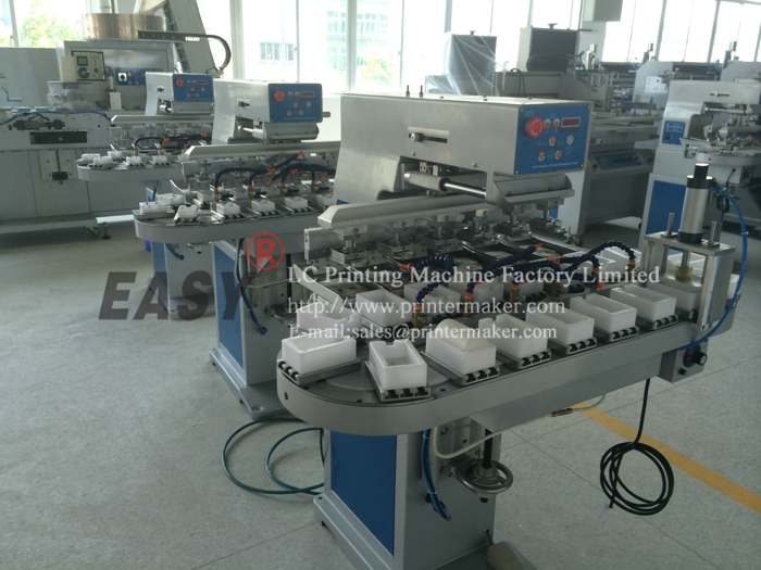 6-Color Pad Printing Machine with Carousel