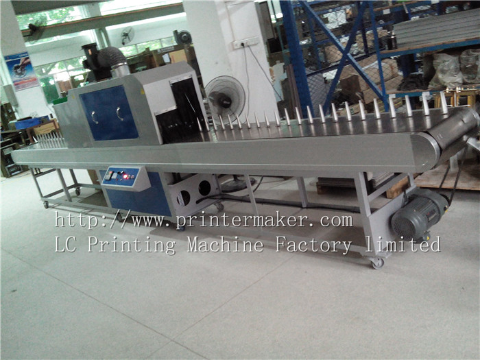Cylindrical UV Curing Machine with Extend Conveyor Length