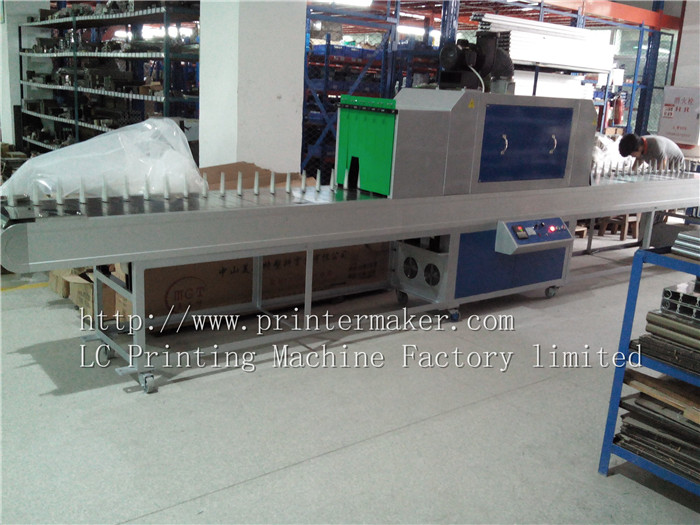 Cylindrical UV Curing Machine with Extend Conveyor Length