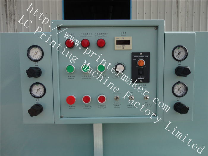 Rotary Flame Treatment Machine On Glass Bottles Rotary Flame Treatment Machine On Glass Bottles