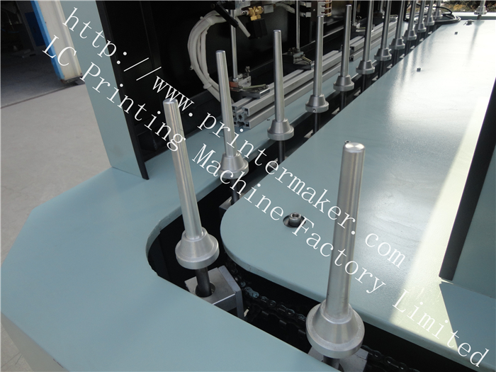 Rotary Flame Treatment Machine On Glass Bottles Rotary Flame Treatment Machine On Glass Bottles