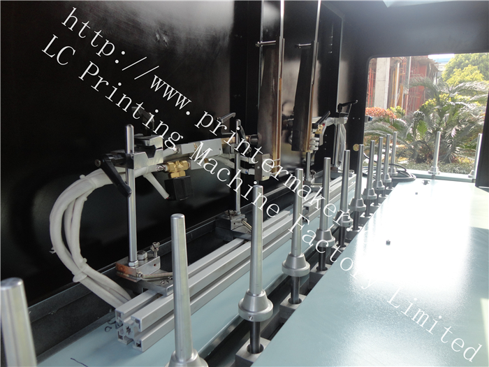 Rotary Flame Treatment Machine On Glass Bottles Rotary Flame Treatment Machine On Glass Bottles