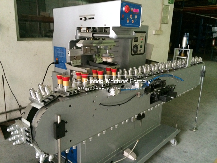 Four Colors Automatic Pad Printers for Bottle Caps Four Colors Automatic Pad Printers for Bottle Caps