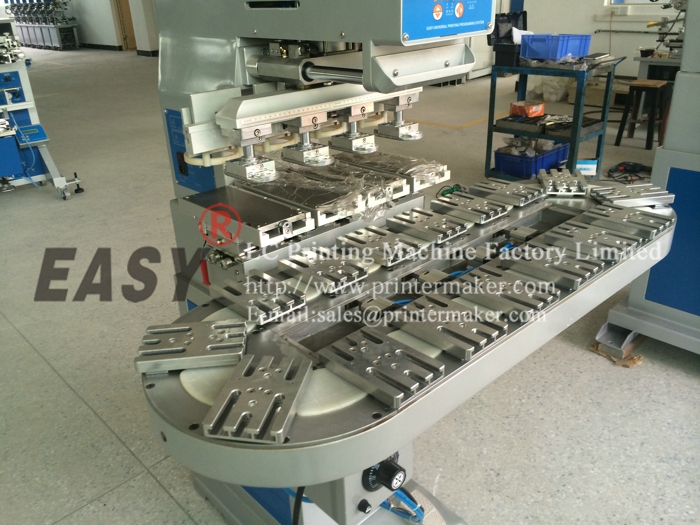4 Color Pad Printer with Conveyor 4 Color Pad Printer with Conveyor