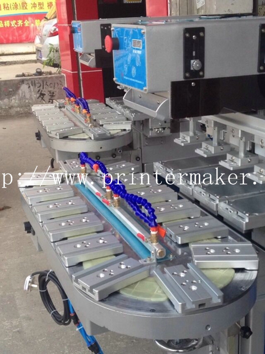 4 Colors Ink Cup Pad Printing Machine with Conveyor