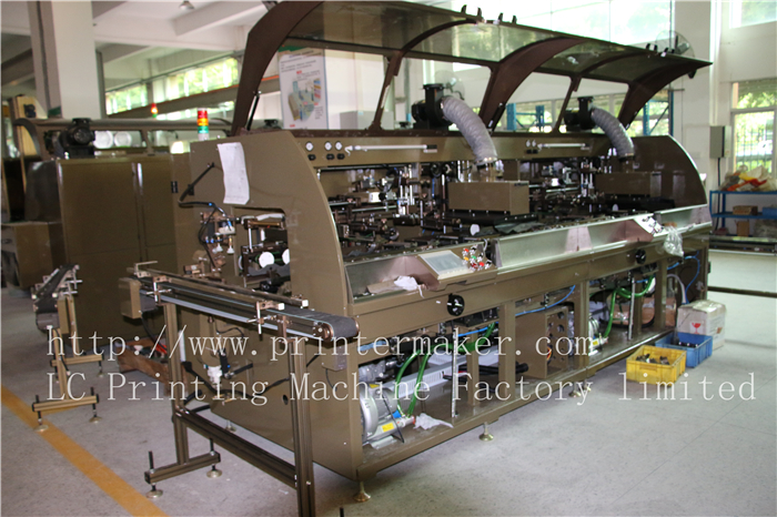 Enlarge 2 Colors Automatic UV Screen Printing Machine on Glass Bottles