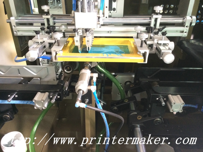 Upgraded Automatic 3 Colors UV Silk Screen Printer