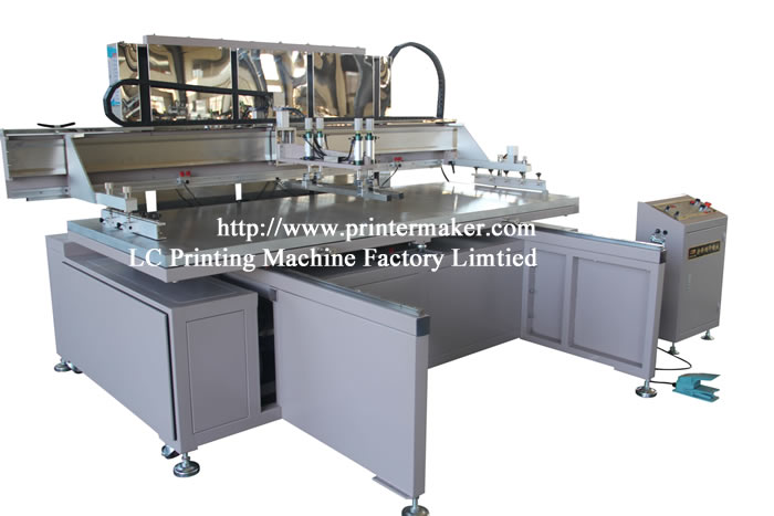 Large Format Glass Screen Printing Machine with Shuttle WorkTable