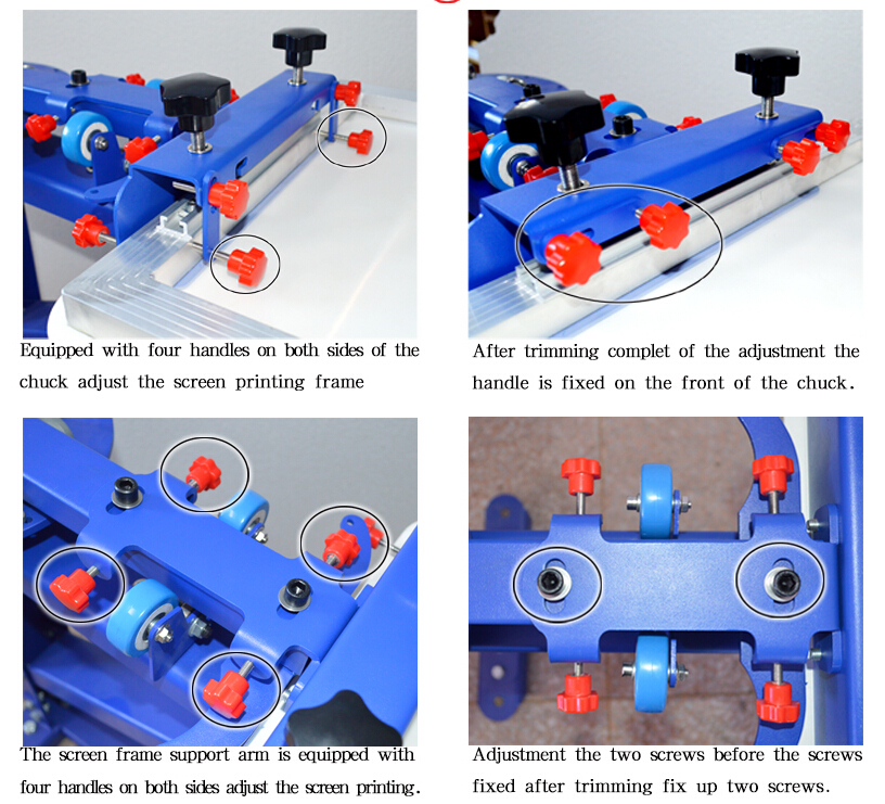 Table Type 3 Color 1 Station Screen Press with Dryer