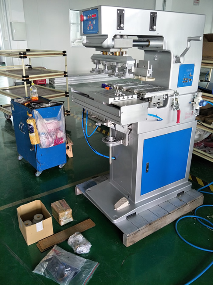 4 Color Ink Cups Pad Printing Machine