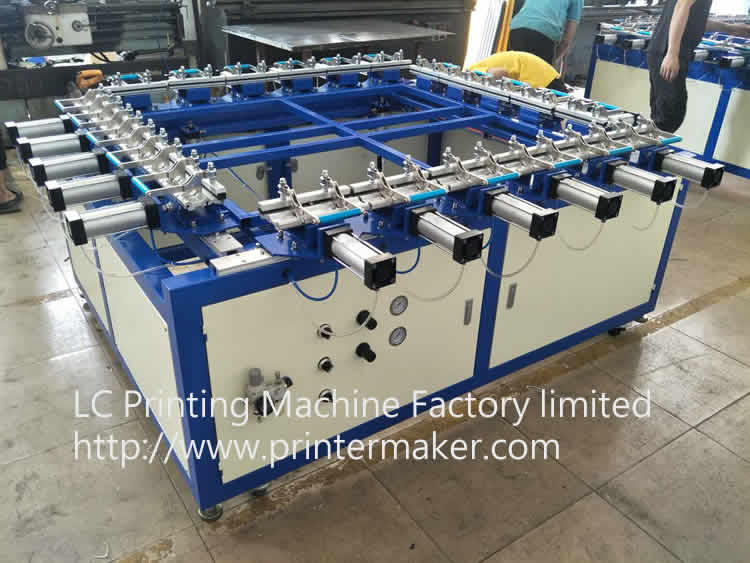 Double Clamp Pneumatic Stretching Machine