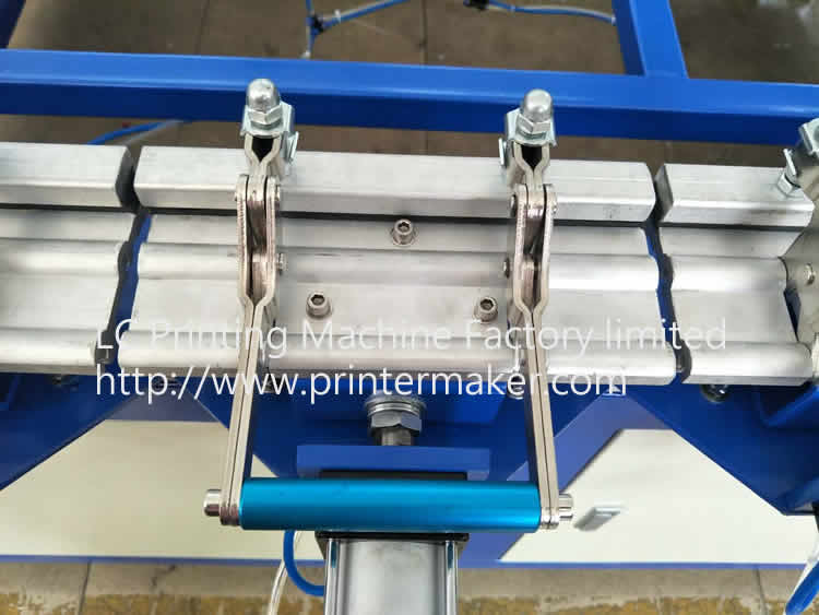 High Quality Pneumatic Screen Mesh Stretching Machine(Double Handle)