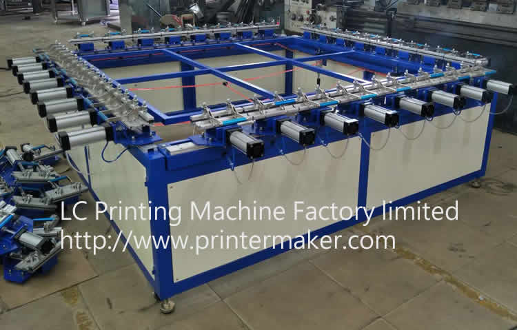 High Quality Pneumatic Screen Mesh Stretching Machine(Double Handle)