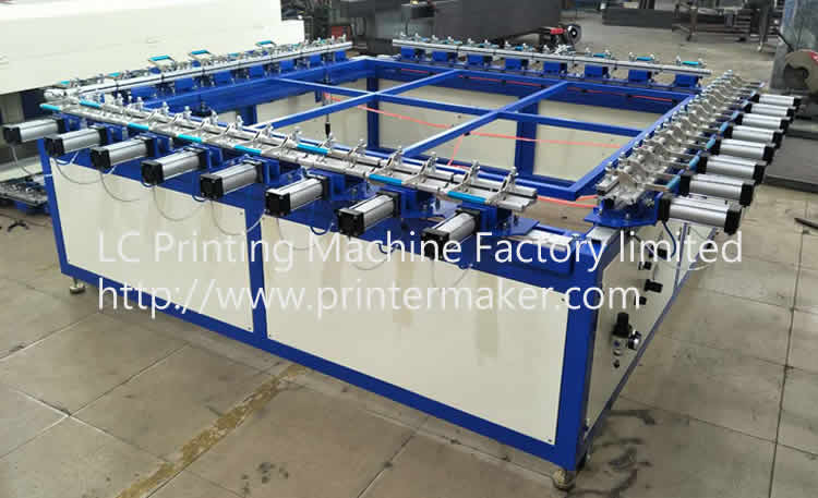 High Quality Pneumatic Screen Mesh Stretching Machine(Double Handle)