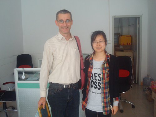 Professor Rob from South China University of Technology visit our office
