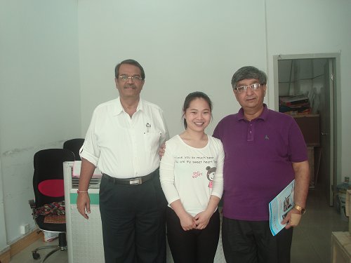 The Customer from India visited Guangzhou Office