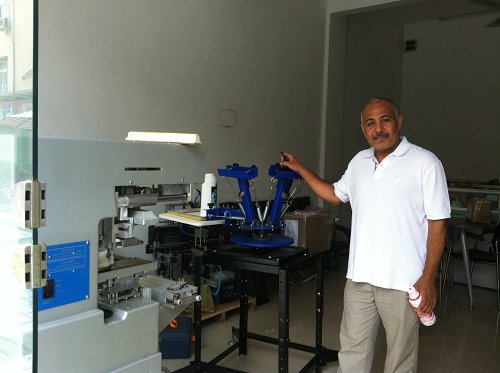 Egypt Customer Visit Company Office and Purchase Pad Printer