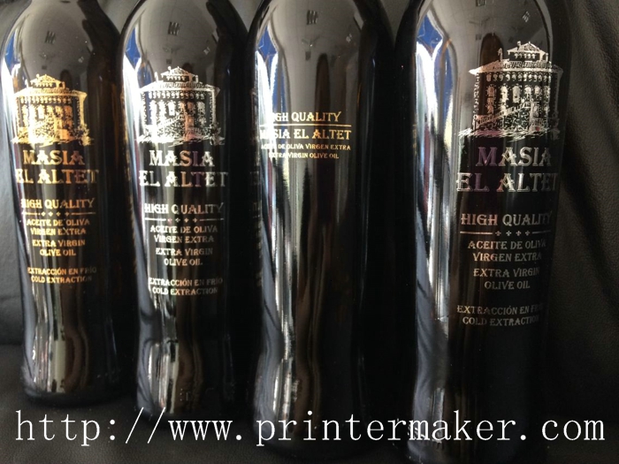 Silk Screen Printing and Hot Stamping Printing Solution for Glass Wine Bottles