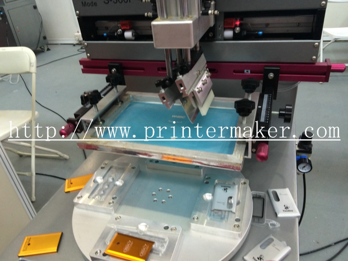 mobile phone screen flat screen printing machine