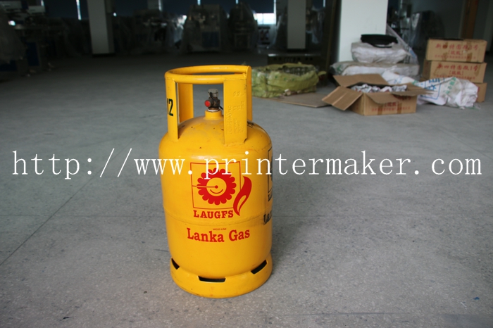 Gas cylinder screen printing machine