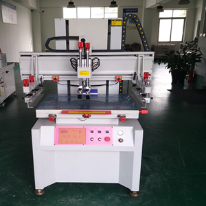 Croatia customer’s best quality flat bed silkscreen printing machine model SP-5070