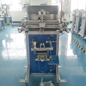 Cylindrical silk screen printing machine to the USA