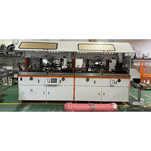 Oil cans flat automatic UV screen printers are being shipped to Old UAE customer