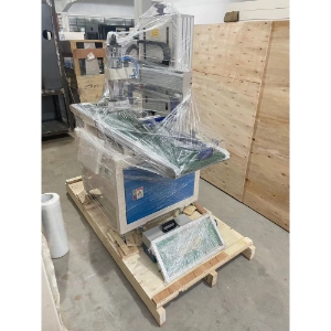 Brake pad automatic screen printing machine shipped to Turkey customer