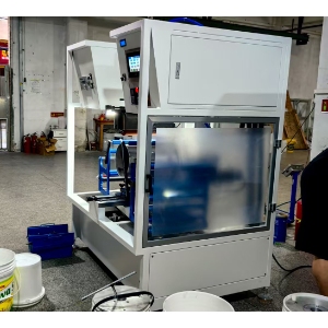Best selling bucket heat transfer machine to Peru customer 