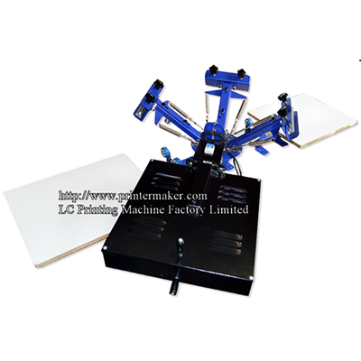 3 Color 2 Station Screen Printing Press With Flash Dryer