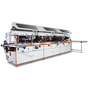 3 Colors Automatic UV Silk Screen Printing Machine