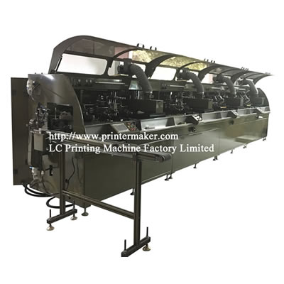 4 Color Automatic Silk Screen Printing Machine