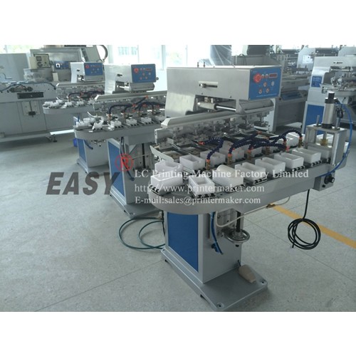 6-Color Pad Printing Machine with Carousel