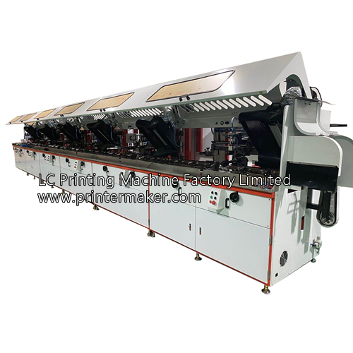 6 Colors Automatic UV Silk Screen Printing Machine 6 Colors Automatic UV Silk Screen Printing Machine