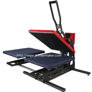 Auto Open Heat Press Machine with 2 working station