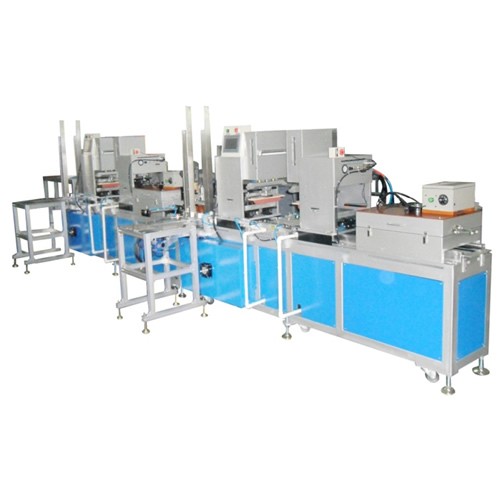 Automatic Four Color Wooden Ruler Pad Printing Machine - Image 1AWRP-4