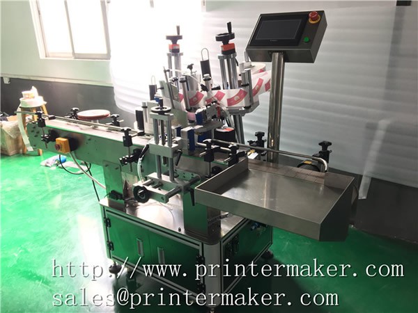 Automatic Labeling Machine for Bottle Side and Neck Combination