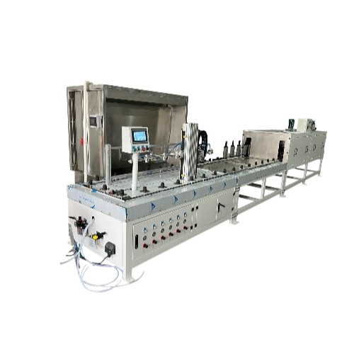 Automatic Paint Spraying Machine line on glass bottles # perfume bottles Automatic Paint Spraying Machine line on glass bottles # perfume bottles