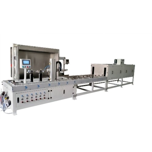 Automatic Paint Spraying Machine line on glass bottles # perfume bottles Automatic Paint Spraying Machine line on glass bottles # perfume bottles