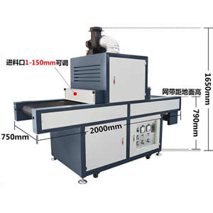 PVC sheet Flat UV Curing Machine PVC sheet Flat UV Curing MachineUV500-2DZ3