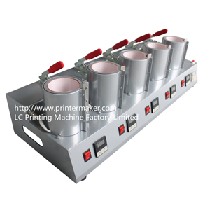 Combo Mug Heat Press Machine with 5 Stations