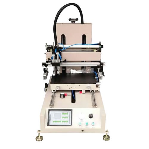 Desktop Flat Screen Printer with Sliding Vacuum Table